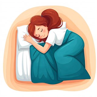 woman sleeping peacefully