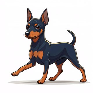 miniature-pinscher-cartoon