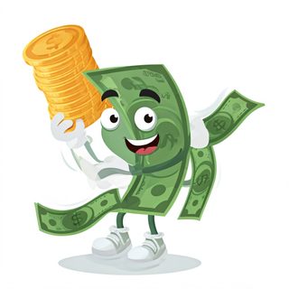 money mascot character