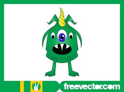 Cartoon Monster Image Free Vector