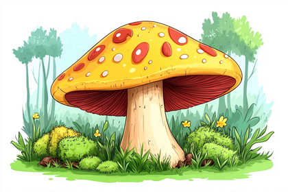 Cartoon Mushroom