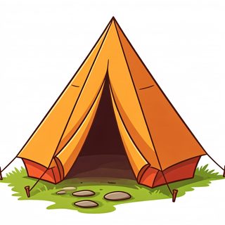 Orange Tent