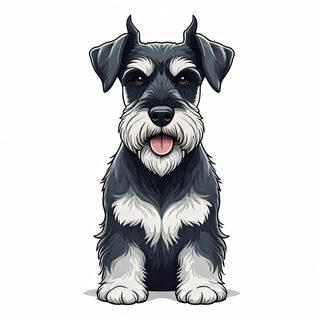 schnauzer dog portrait