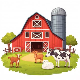 cartoon-farm-scene