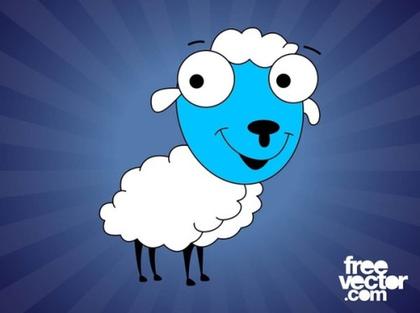 Cartoon Sheep Free Vector