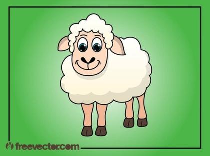 Cartoon Sheep Free Vector