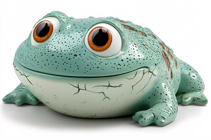 Cartoonish Frog Figurine