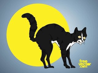 Cat Illustration Free Vector