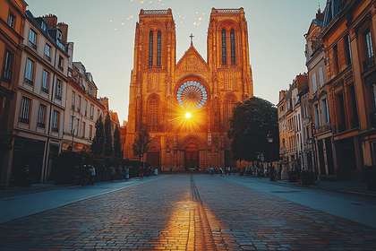 Cathedral at Sunset