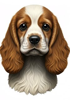 cavalier spaniel portrait