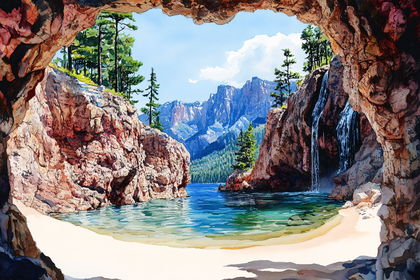Cave View Landscape
