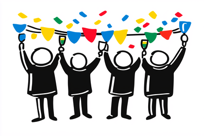 Celebrating with Toast