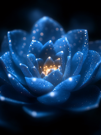 Celestial Blue Bloom