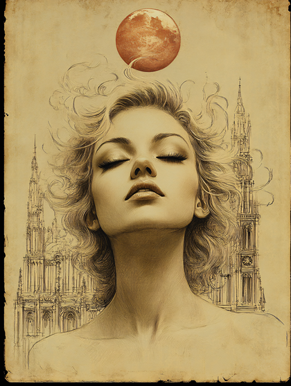 Celestial Dreamscape Portrait