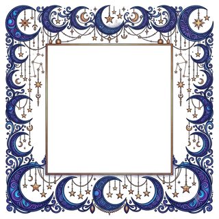 Celestial moon frame