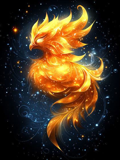 Celestial Phoenix Rising