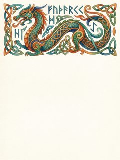celtic-dragon-stationery