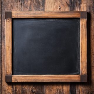 Chalkboard on Wood