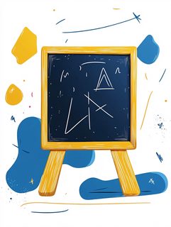 Chalkboard With Equations