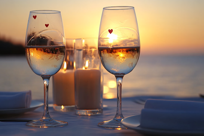 Champagne Sunset Romance