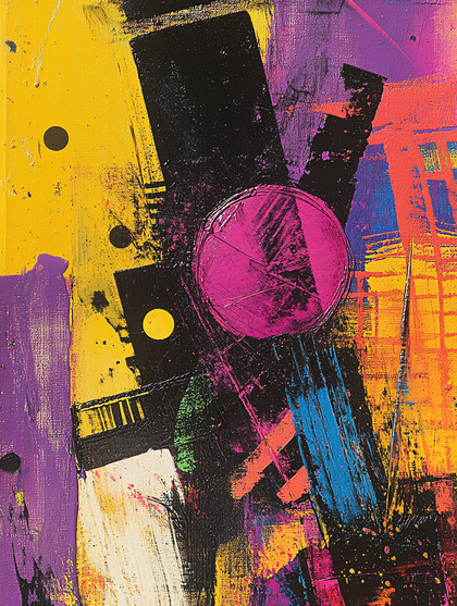 Chaotic Abstract Composition