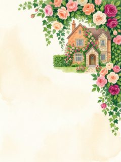 cottage rose frame