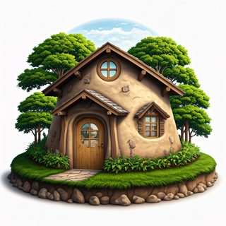 hobbit garden house