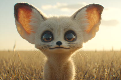 Charming Fennec Fox