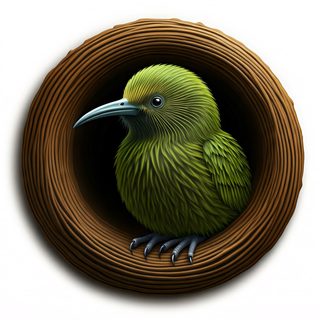 Green Bird Nest