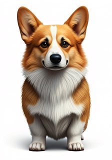 Smiling Corgi Dog