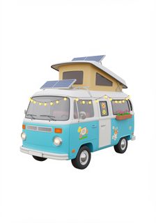 Retro Solar Camper