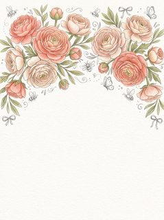 Ranunculus floral border