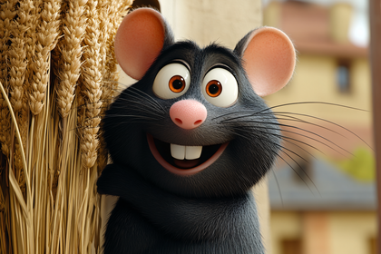 Cheerful Animated Rat