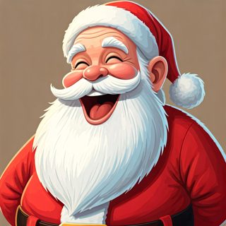 laughing santa claus