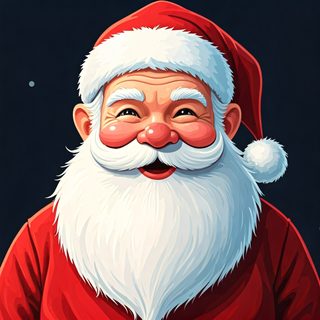 smiling santa claus