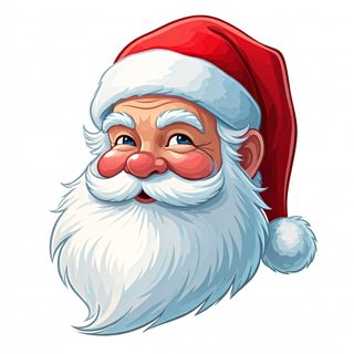 smiling santa face