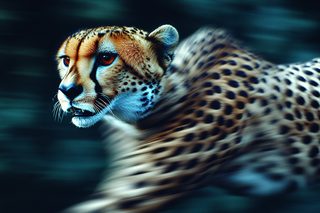 Cheetah In Motion