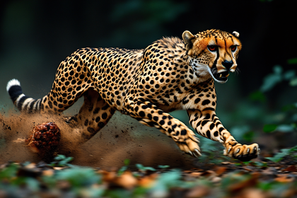 Cheetah On The Chase