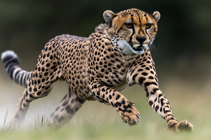 Cheetah Running Fast