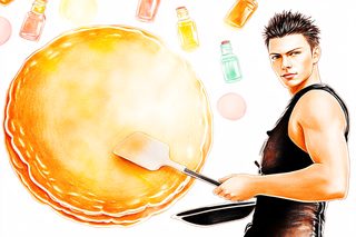 Chef with Pancake