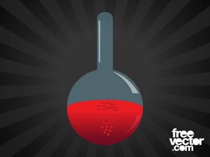 Chemical Flask Free Vector