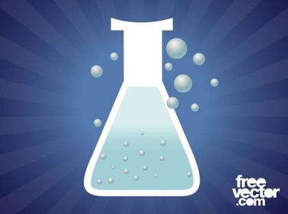 Chemical Reaction Free Vector