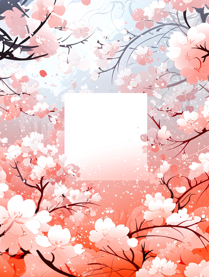 Cherry Blossom Frame