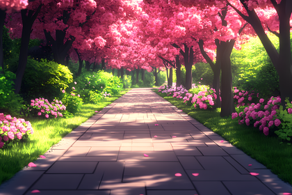Cherry Blossom Path