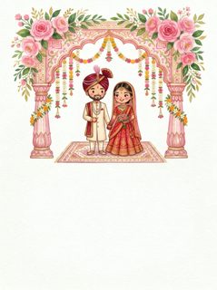 indian wedding couple