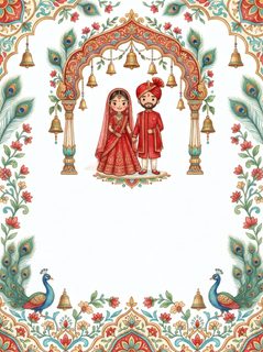 indian wedding invitation