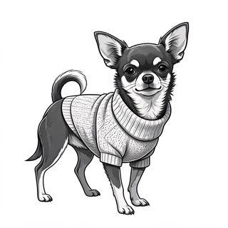 Chihuahua in Sweater
