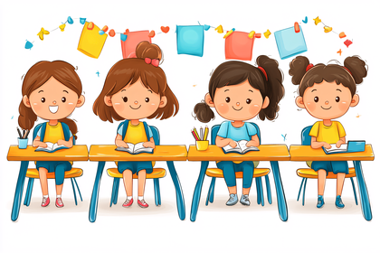 Children Learning in Classroom
