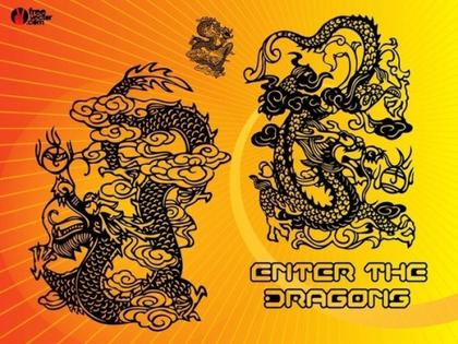 Chinese Dragons Free Vector