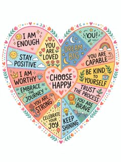 inspirational heart art